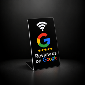 Stand da Tavolo Nero Stretto con NFC (TAP005)