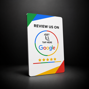 CARD COLORATA CON TESTO NFC