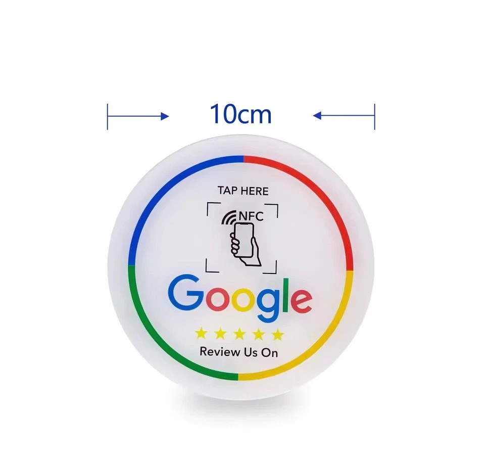 Adesivo Rotondo Bianco con NFC (TAP010) - immagine 3
